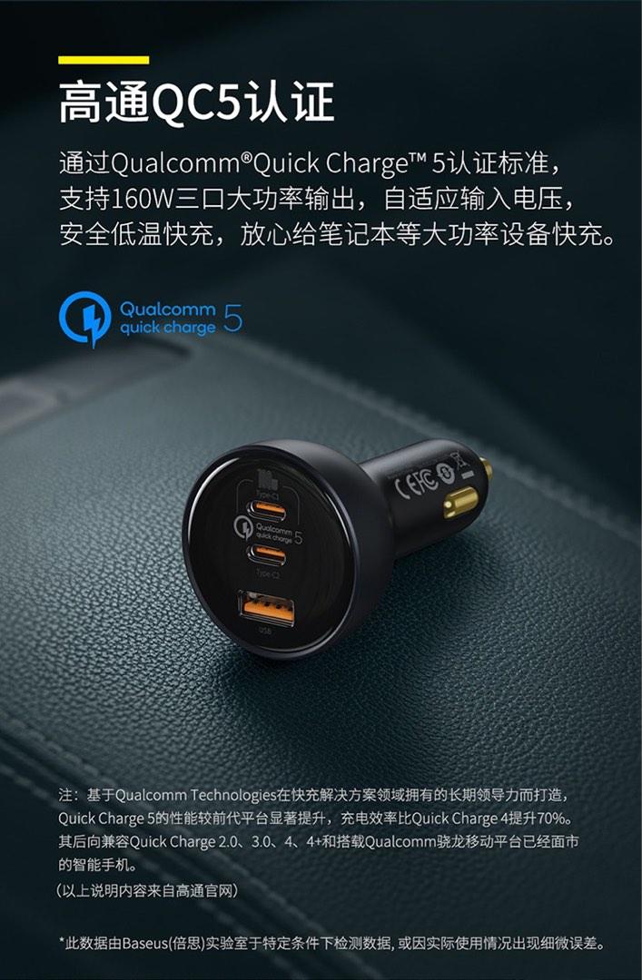 160W PD USB 充電機-