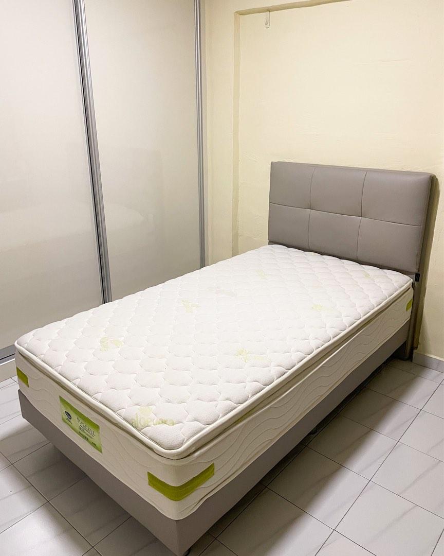 Free Bed Frame with Mattress, Furniture & Home Living, Furniture, Bed