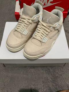 Air jordan 4 retro blank canvas