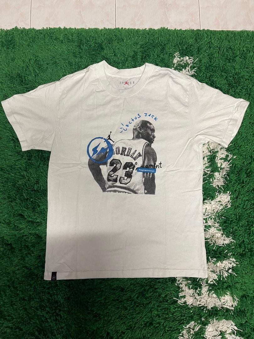 Air Jordan x Cactus Jack x Fragment Design tee, Men's Fashion, Tops & Sets,  Tshirts & Polo Shirts on Carousell