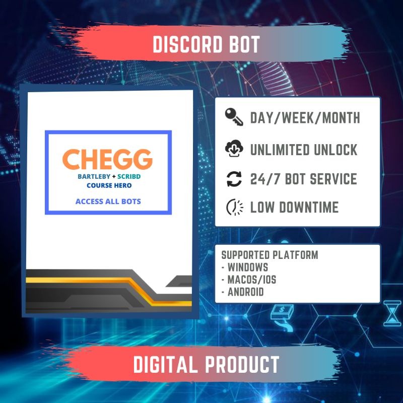 All In One Chegg + Course Hero + Bartleby + Scribd Unlock [ 24/7