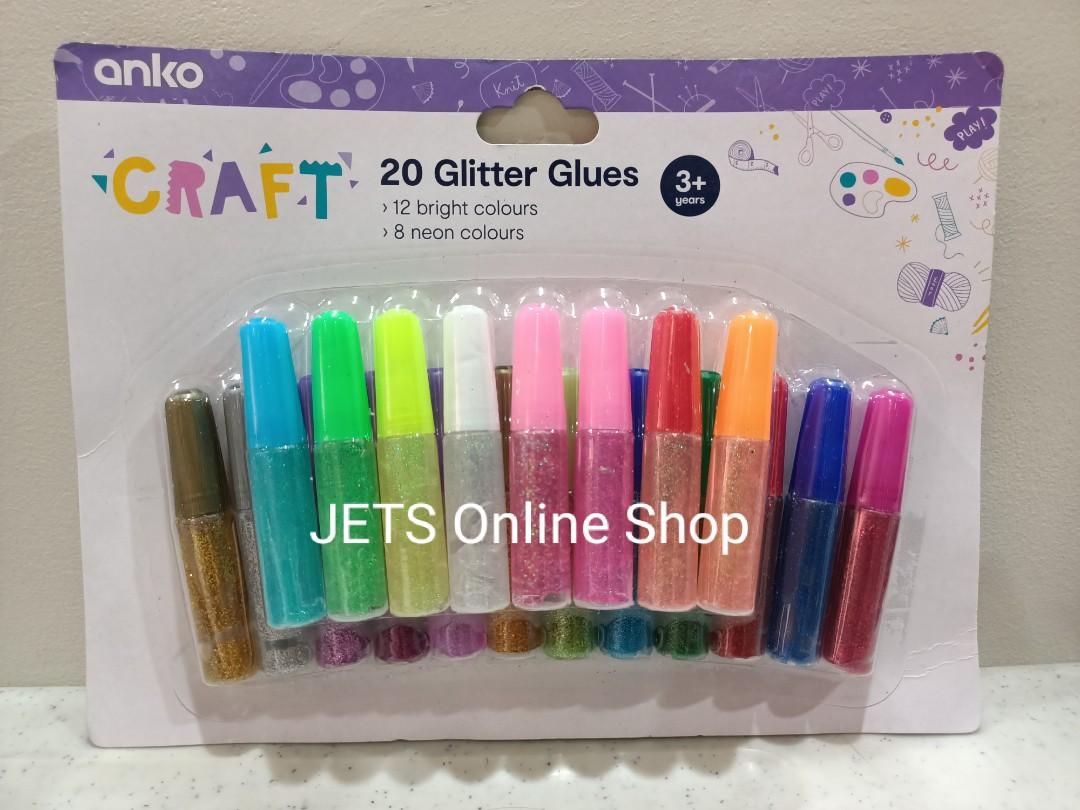 Anko Glitter Glue Set, Hobbies & Toys, Stationary & Craft, Craft
