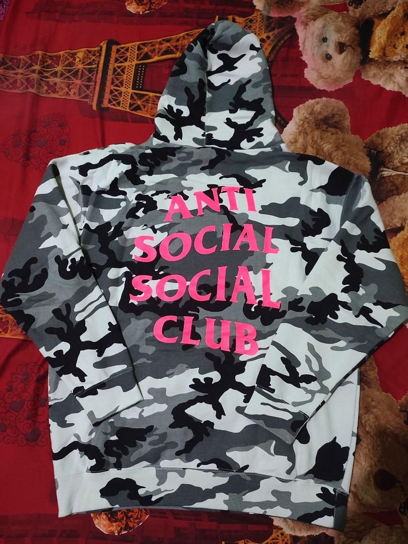 Assc camo hoodie top