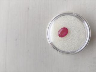 Authentic natural ruby gemstones