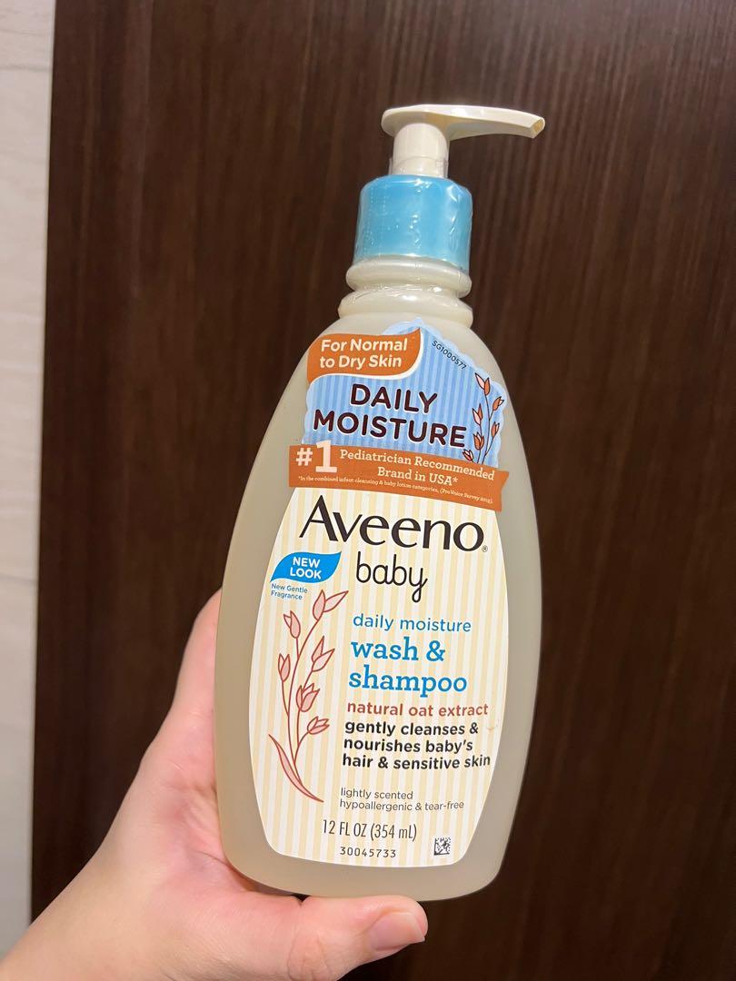 Baby, Daily Moisture Wash & Shampoo, Lightly Scented, 18 fl oz (532 ml)