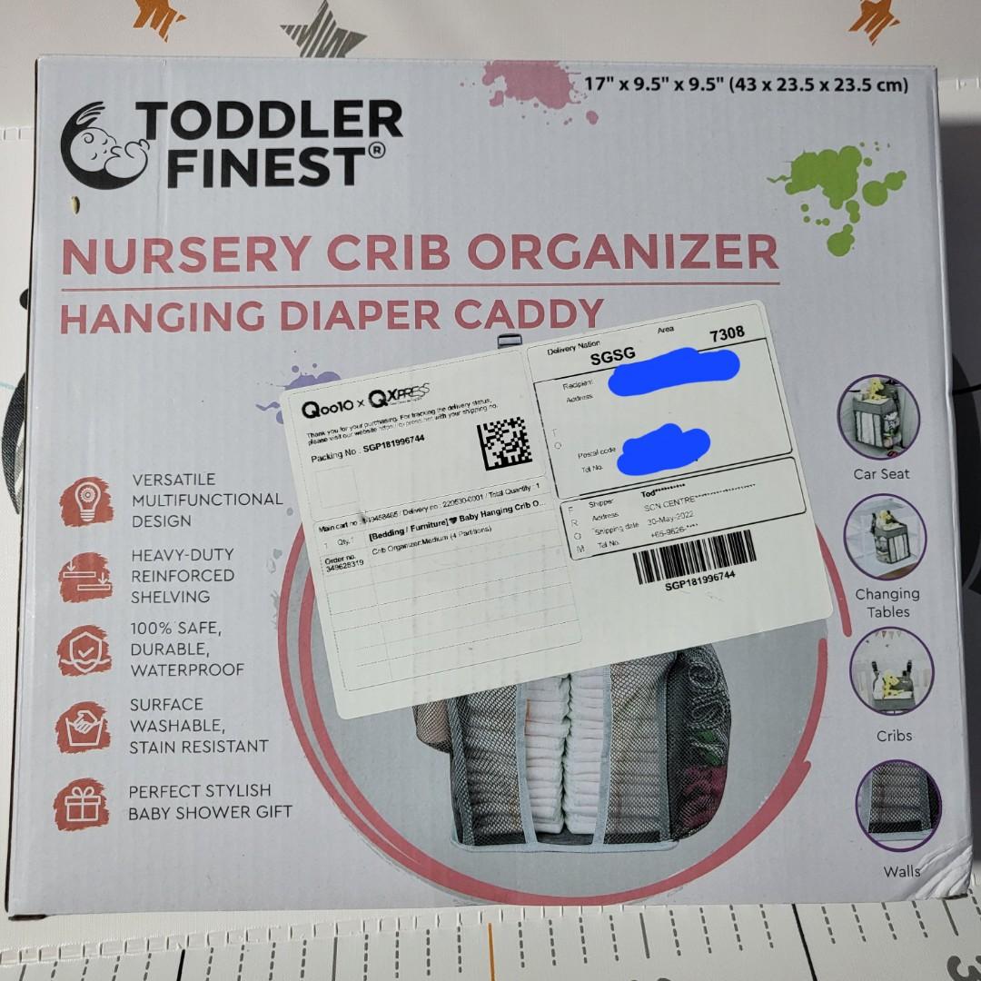 Toddler Finest Baby Hanging Crib Organizer Caddy (Changing Table Diaper