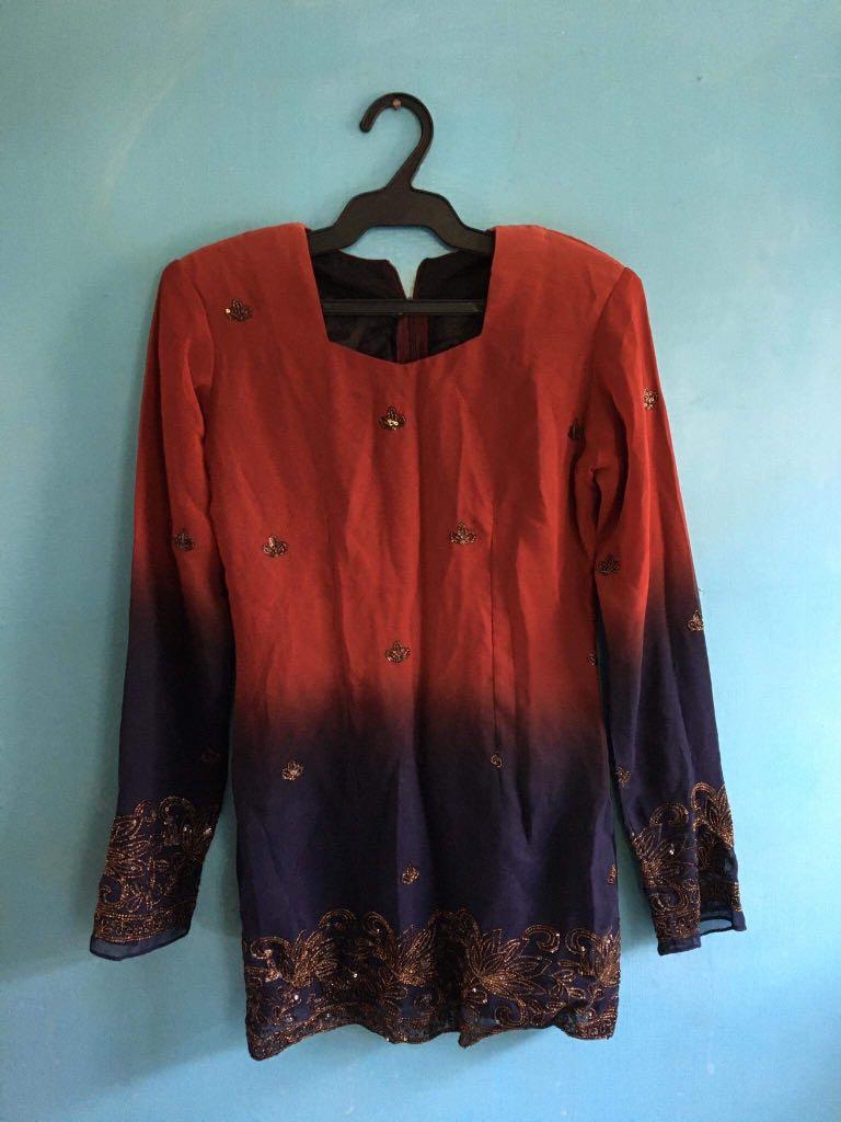 Baju Kurung/Kebaya (Traditional Bruneian Dress), Women's Fashion ...