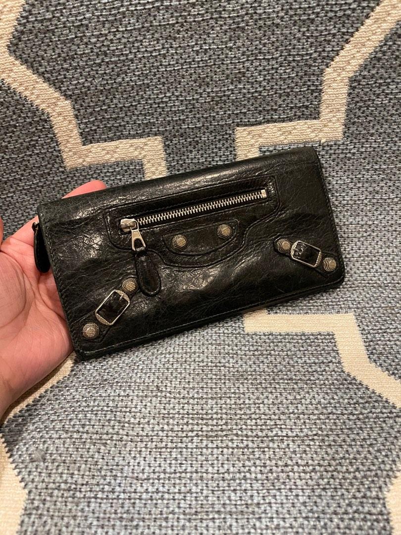 balenciaga flap wallet