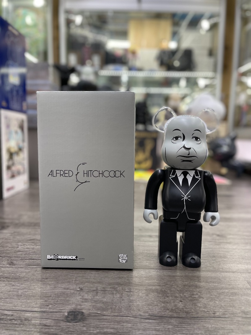 Bearbrick Alfred Hitchcock 400% Horror