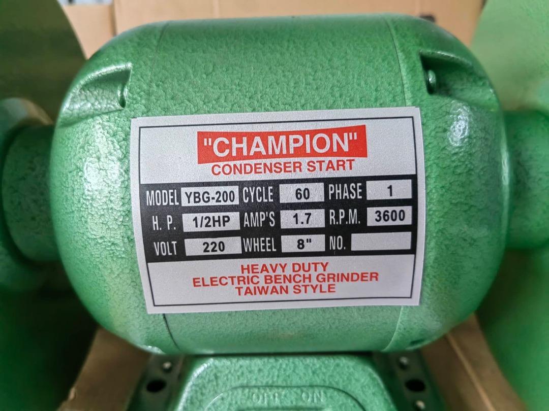 Bench Grinder (Category: Construction Tools & Equipment) located in Manila. Submitted by 09150361920ronvillaflor (Listing ID 1181920033, Image 3). Description: Bench Grinder Size:6” Size 8” Price: 6” - Php2,200 Price 8” - Php2,750 Welcome to "Takezo Industrial Supply" For inquiries GLOBE:📞 ☎ 0915-036-1920 VIBER:📞 ☎ 0915-036-1920 Email me@ 📫 📑 r-o-n-.-t-a-k-e-z-o-i-n-d-u-s-t-r-i-a-l-@-g-m-a-i-l-.-c-o-m Check my Carousell: https://www.carousell