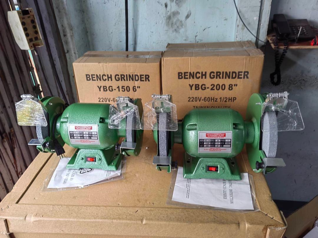Bench Grinder (Category: Construction Tools & Equipment) located in Manila. Submitted by 09150361920ronvillaflor (Listing ID 1181920033, Image 1). Description: Bench Grinder Size:6” Size 8” Price: 6” - Php2,200 Price 8” - Php2,750 Welcome to "Takezo Industrial Supply" For inquiries GLOBE:📞 ☎ 0915-036-1920 VIBER:📞 ☎ 0915-036-1920 Email me@ 📫 📑 r-o-n-.-t-a-k-e-z-o-i-n-d-u-s-t-r-i-a-l-@-g-m-a-i-l-.-c-o-m Check my Carousell: https://www.carousell