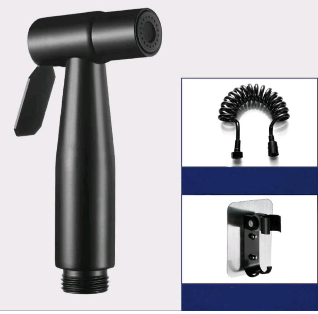 Black Toilet Bidet Spray bidget sus304 304 Stainless steel Bidet holder
