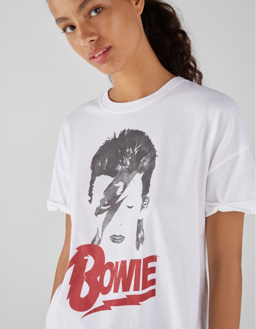 BNWOT David Bowie Tee t-shirt T shirt Size M, Women's Fashion, Tops, Tops on Carousell