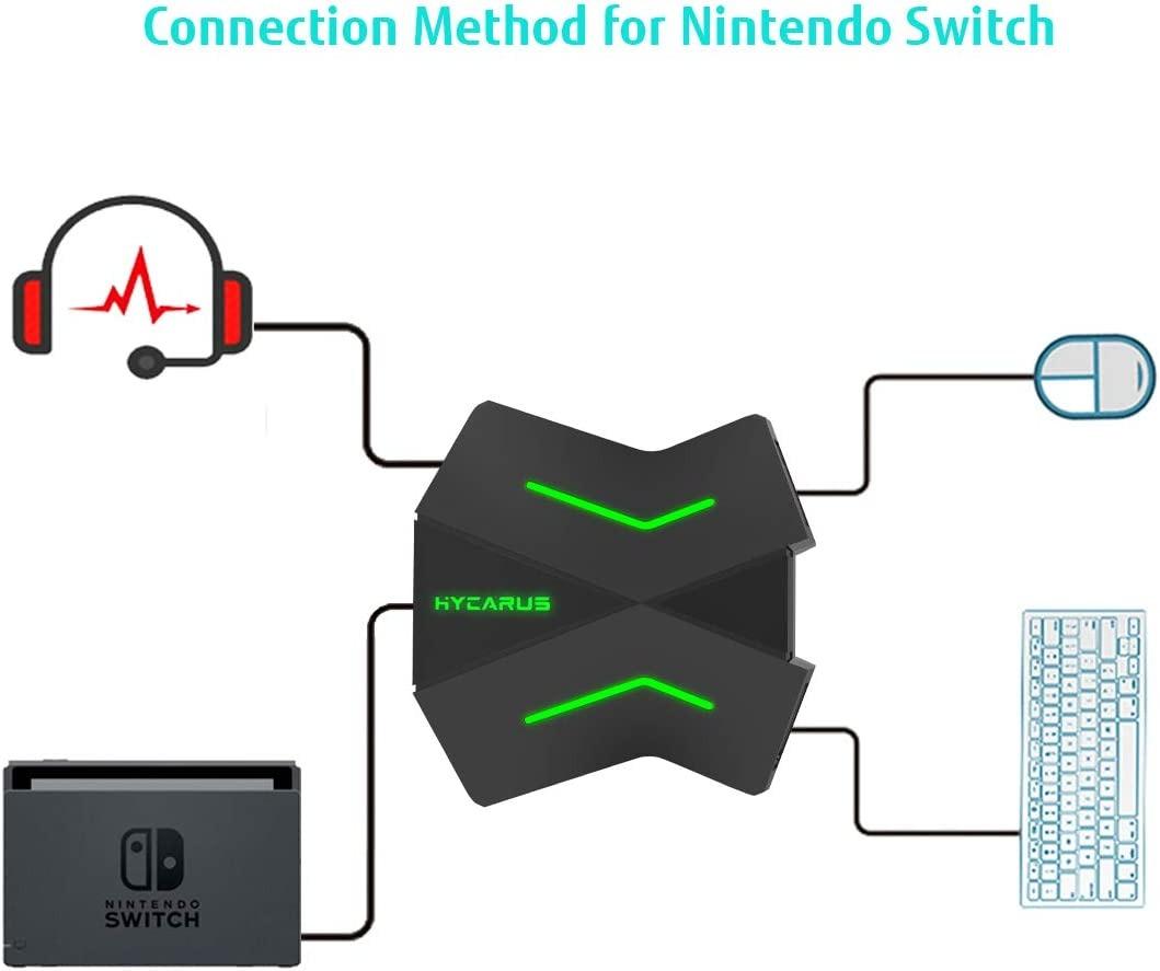 [C7986] HYCARUS Keyboard and Mouse Adapter for Nintendo Switch/ Xbox