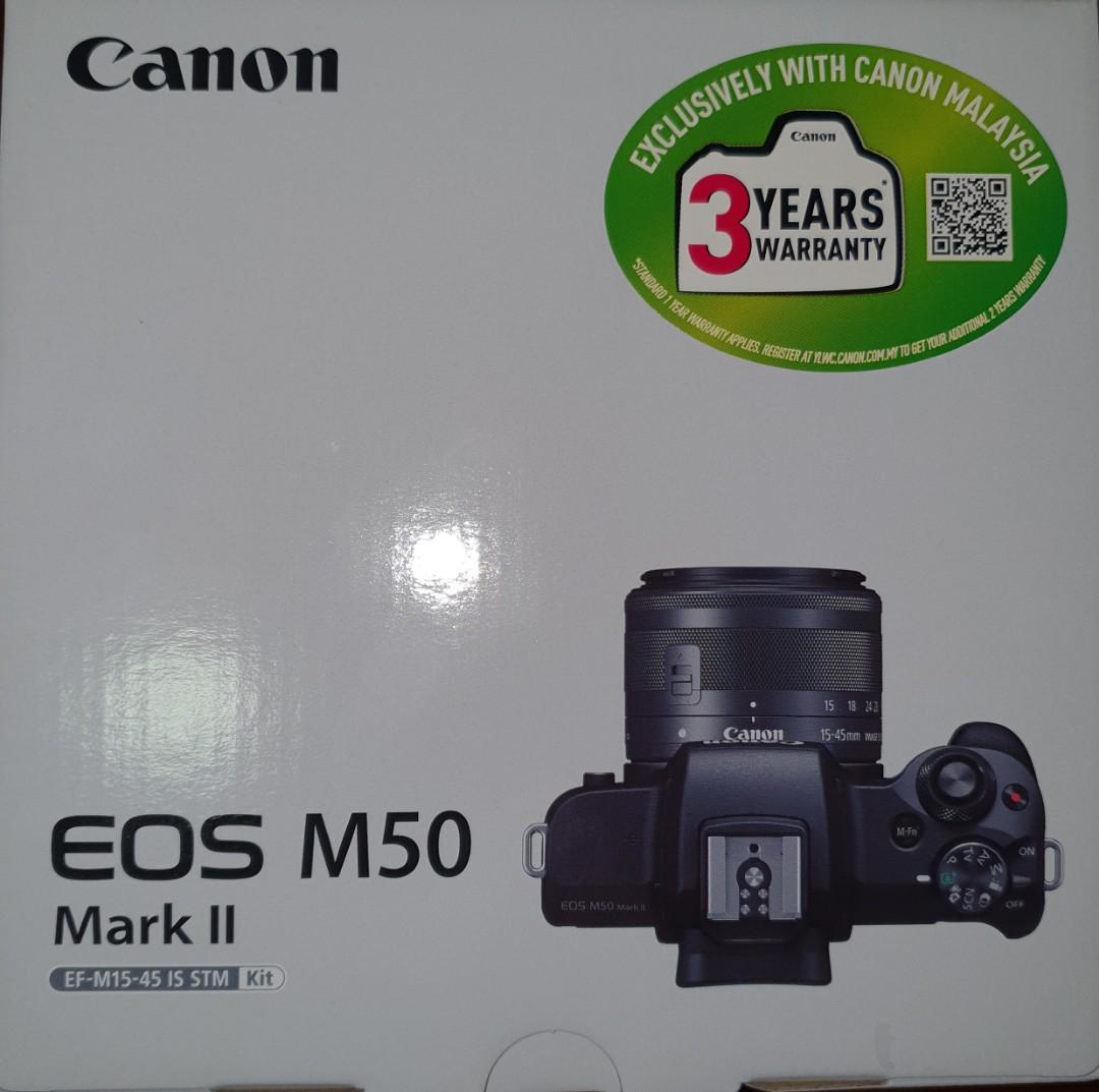 Canon EOS M50 Mark II Kit Set, Photography, Cameras on Carousell