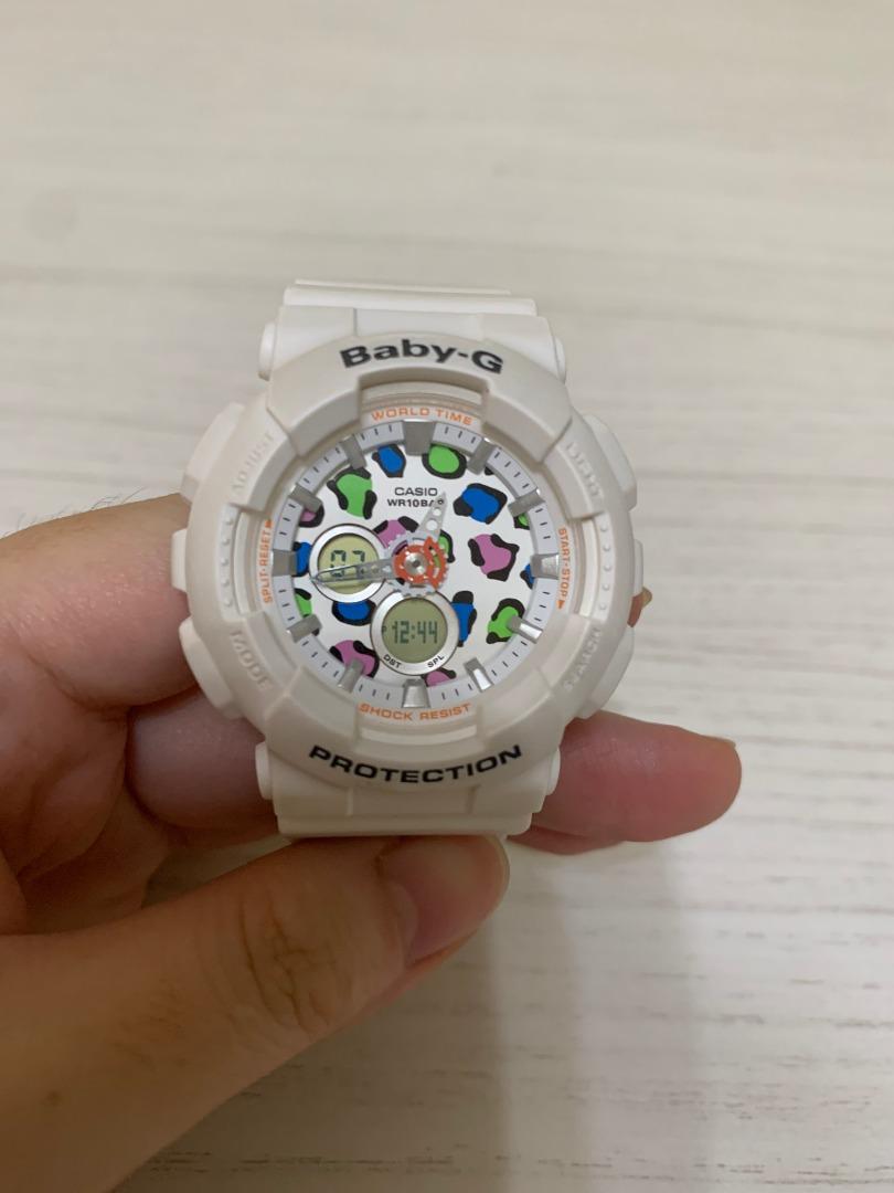 Baby g leopard print watch sales