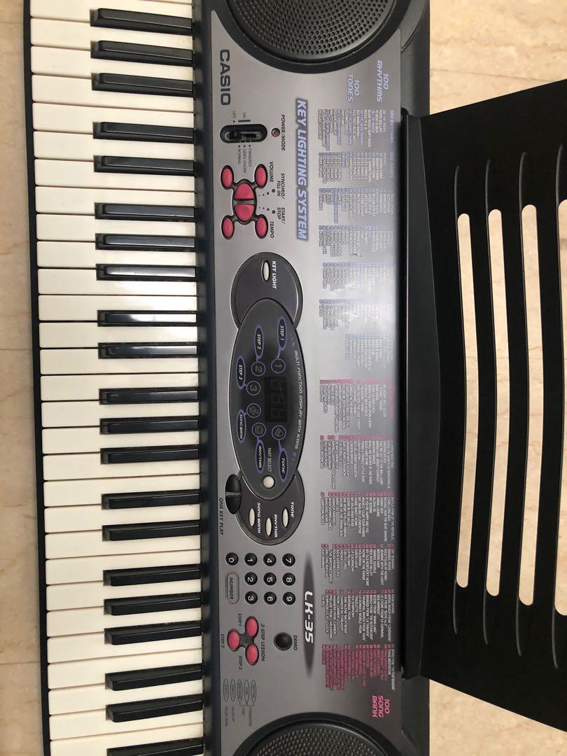 Casio lk 35 full set 61 keys keyboard / electric piano, Hobbies & Toys