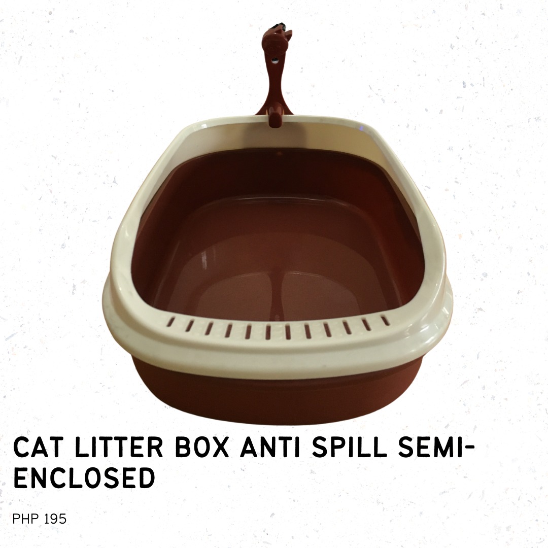 Cat Litter Box Anti Spill Semienclosed Free Shovel, Pet Supplies