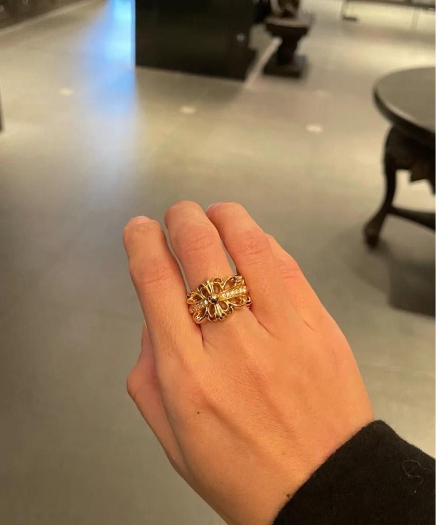 Chrome hearts hotsell gold ring