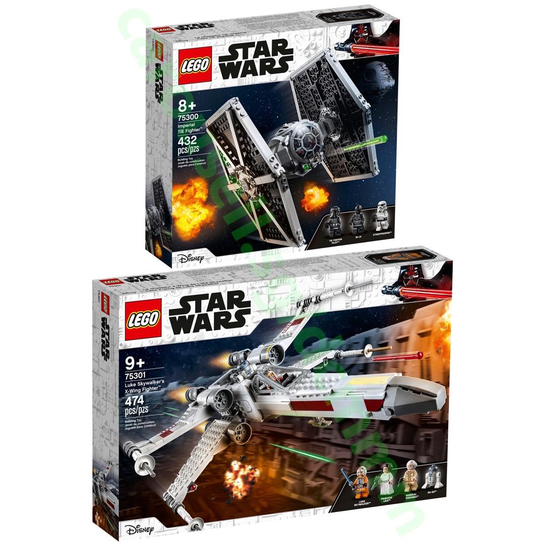 Imperial Tie Fighter Luke's X Wing Lego 2021 Luke Skywalker