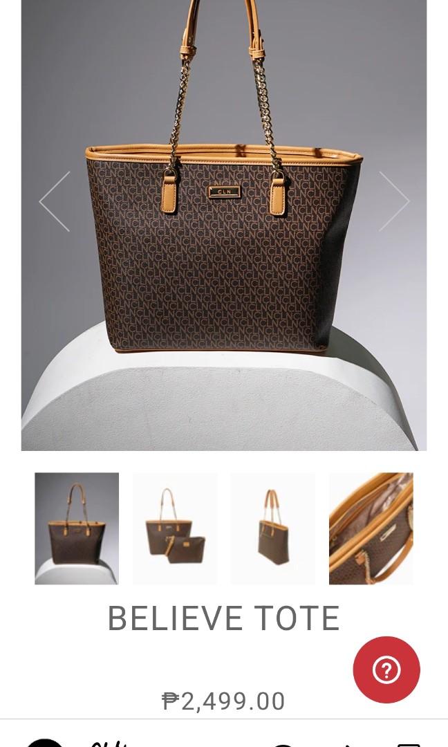 CLN Believe Tote Bag, Luxury, Bags & Wallets on Carousell