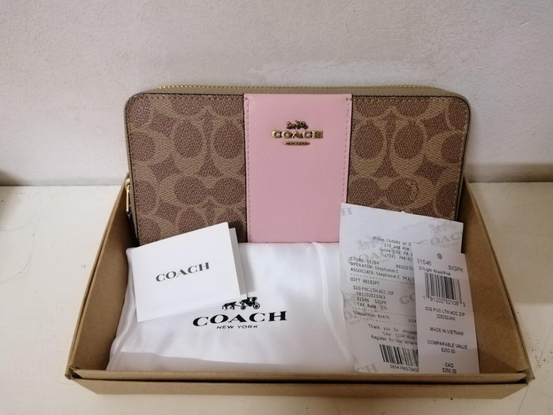Coach Long Wallet (Made in Vietnam) on Carousell