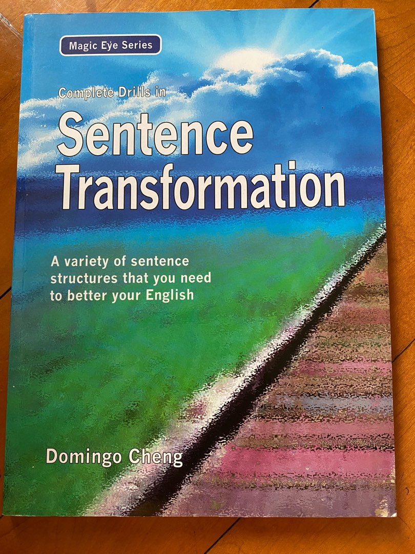 Complete Drills in sentence transformation, 興趣及遊戲, 書本 & 文具, 書本及雜誌 補充練習 Carousell