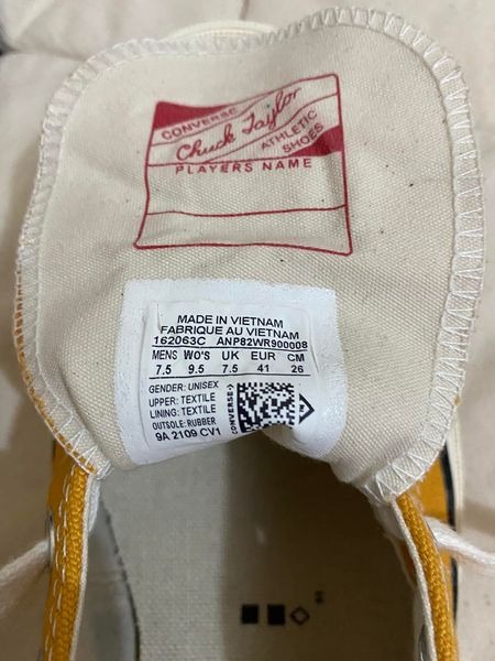 Tag size converse cheap 70s original