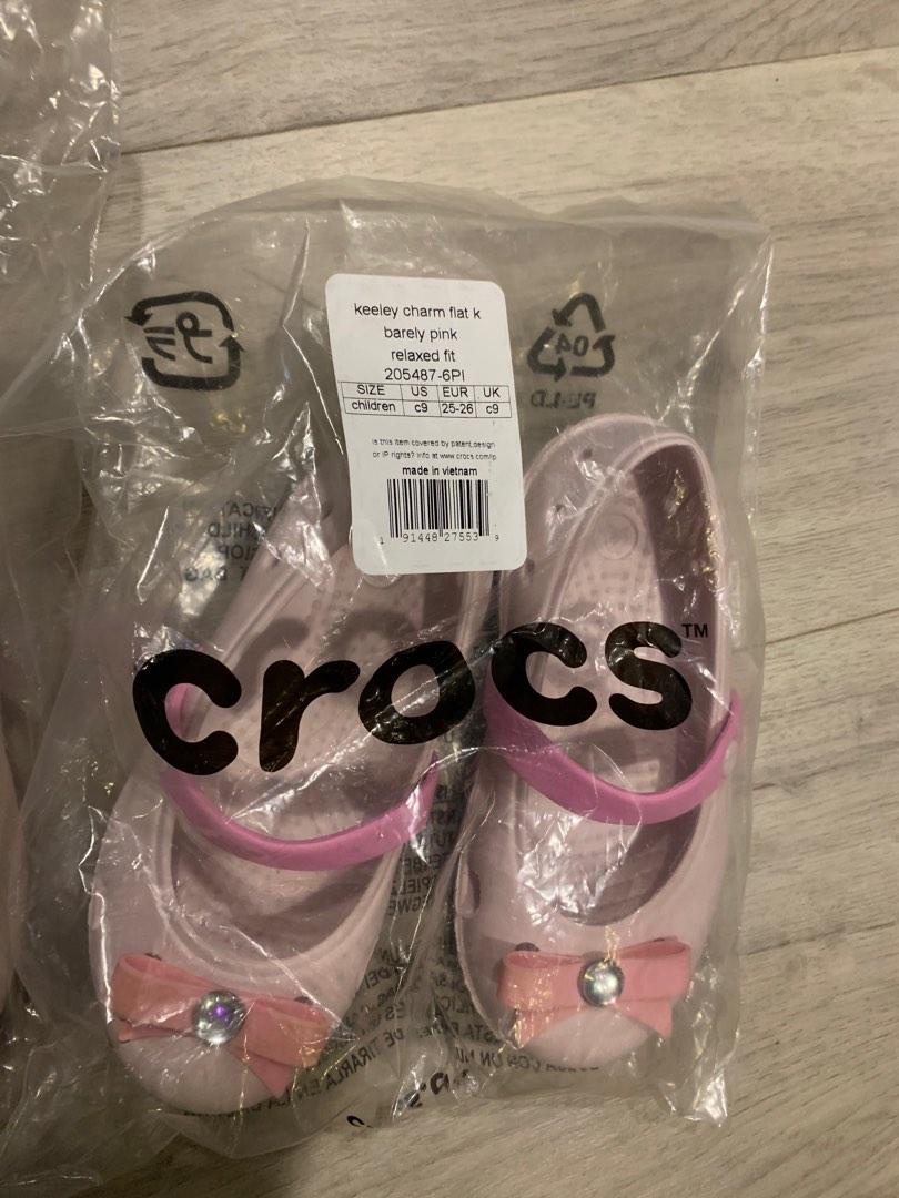 Crocs barely pink relaxed fit flat Babies Kids Babies Kids