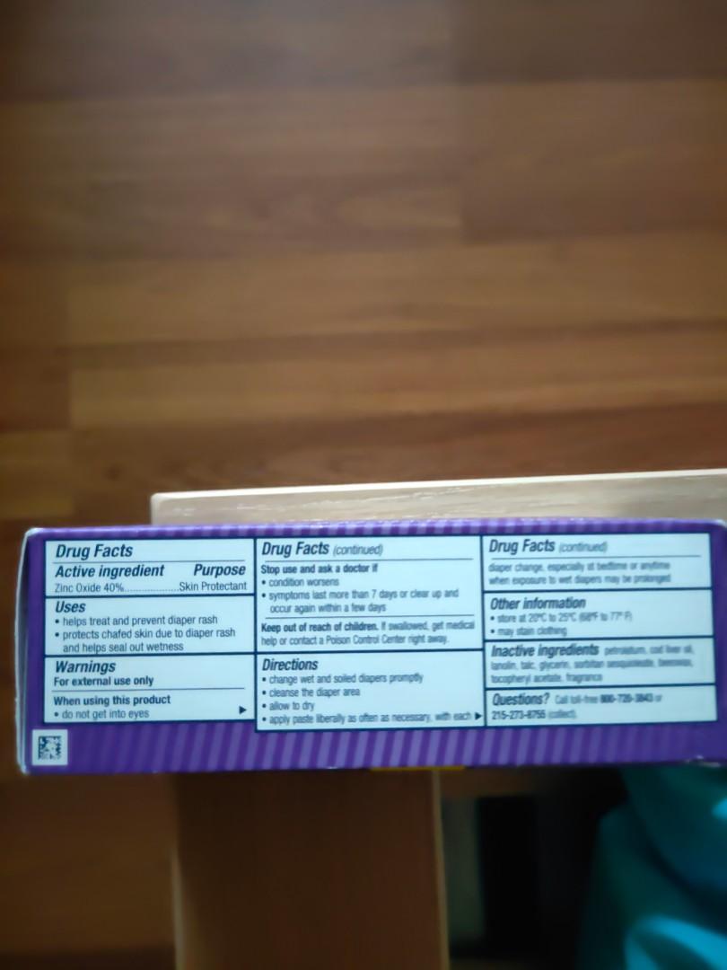 Desitin Maximum Strength Zinc Oxide Diaper Rash Paste 2 oz (57g