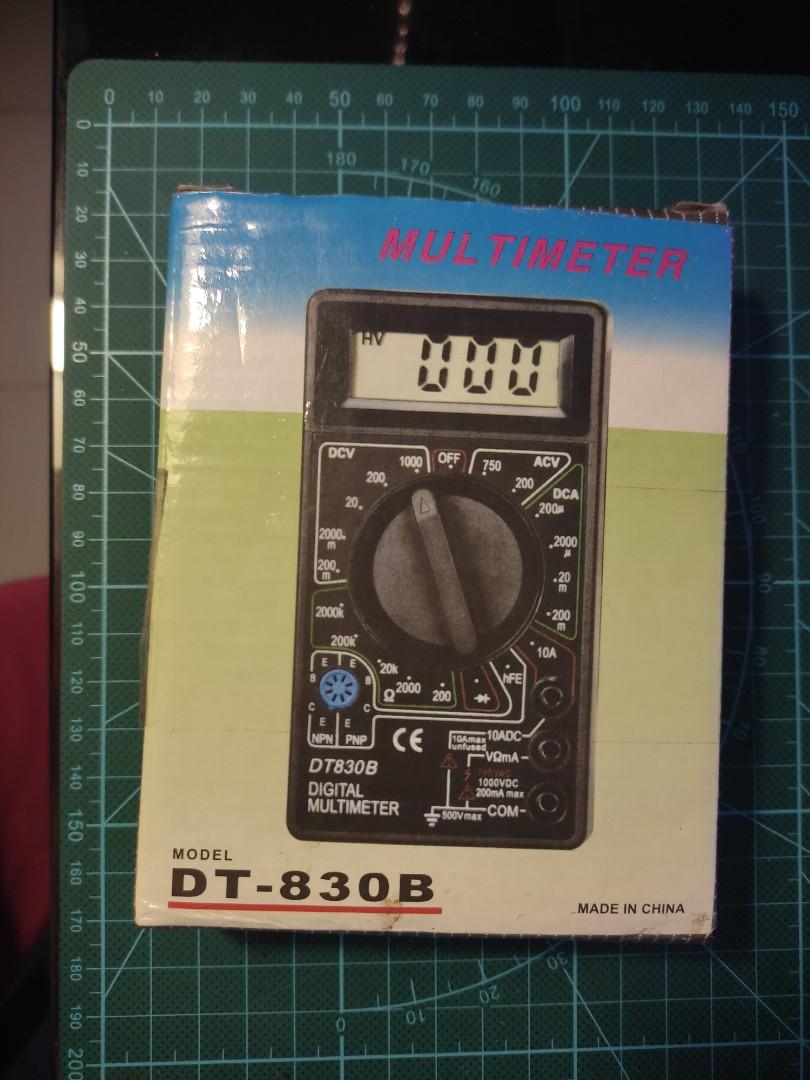 Digital Multimeter DT-830B, Furniture & Home Living, Home Improvement ...