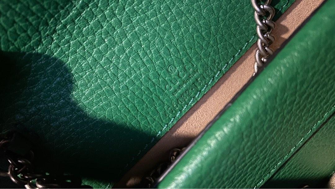 Dionysus Supermini (Category: Bags & Wallets) located in Kuala Lumpur. Submitted by aceejay (Listing ID 1182028821, Image 3). Description: Emerald Green Supermini ( Full-set with box , dust-bag etc).