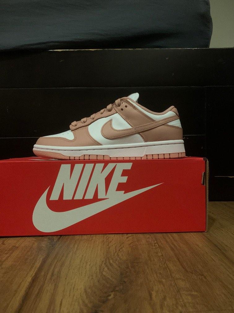 dunk low off white rose
