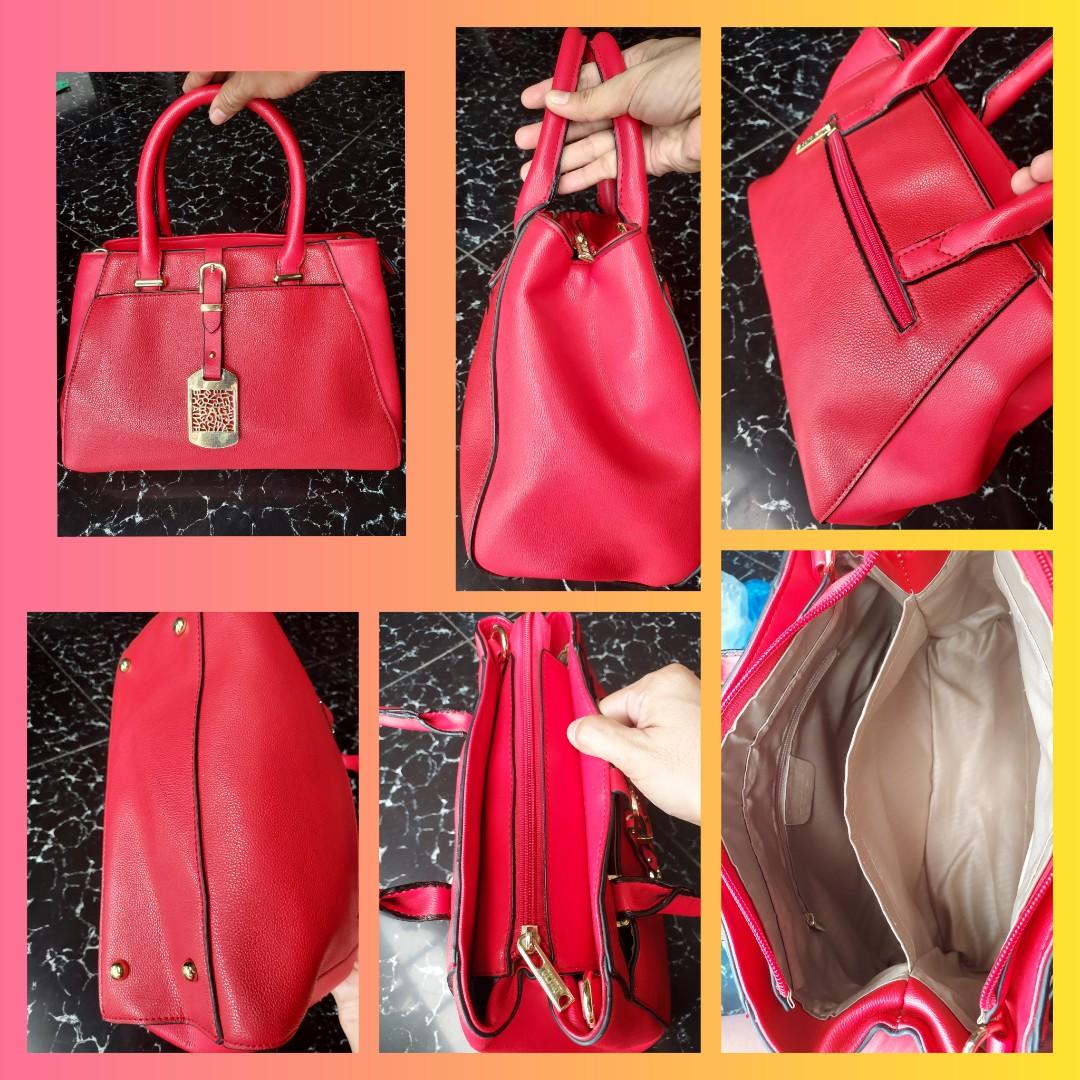 Dusto Saffiano Leather Women s Fashion Bags Wallets Purses Pouches on Carousell