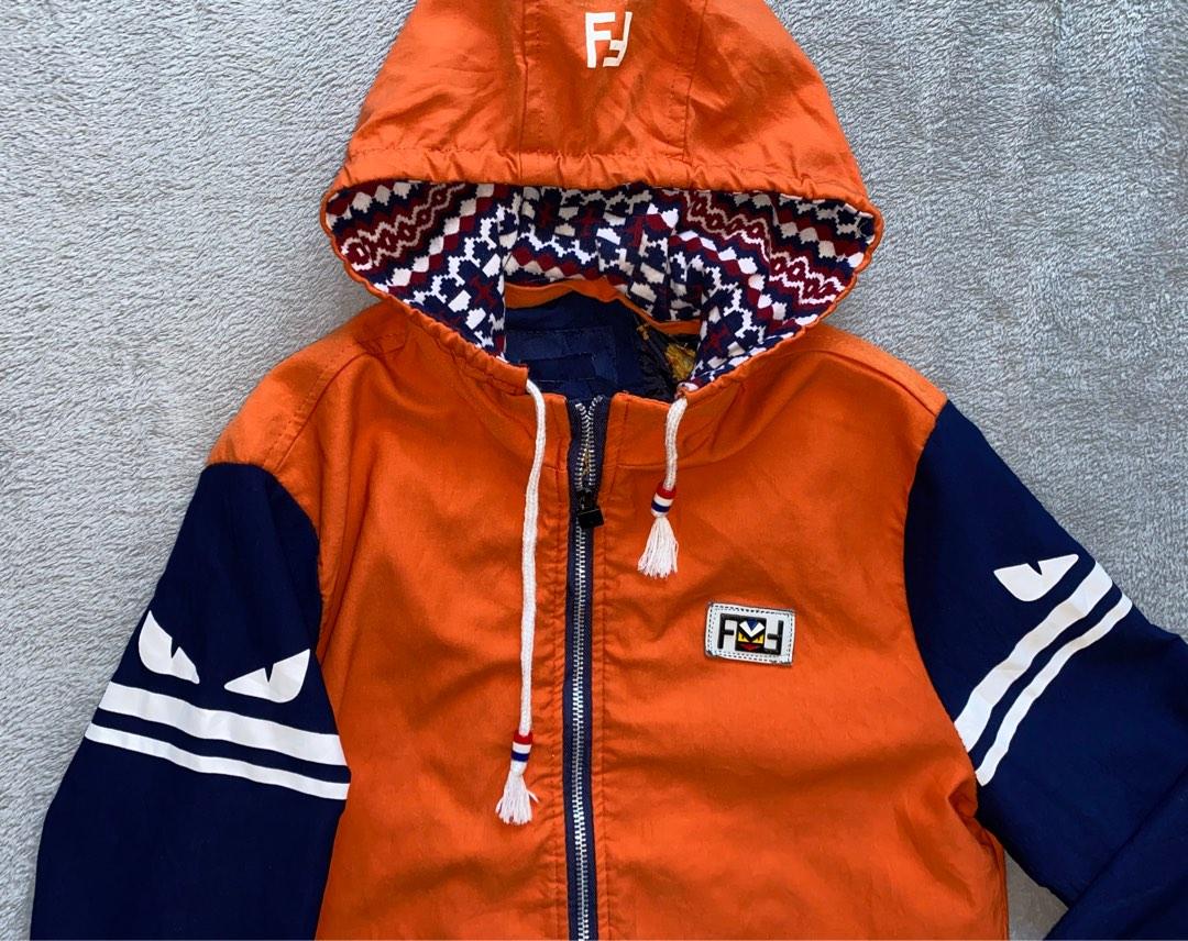Orange fendi monster jacket online