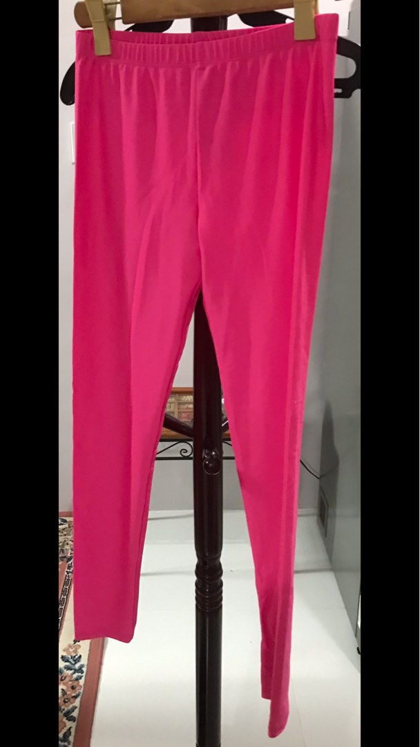 Forever 21 neon pink leggings Women s Fashion Bottoms Other Bottoms on Carousell