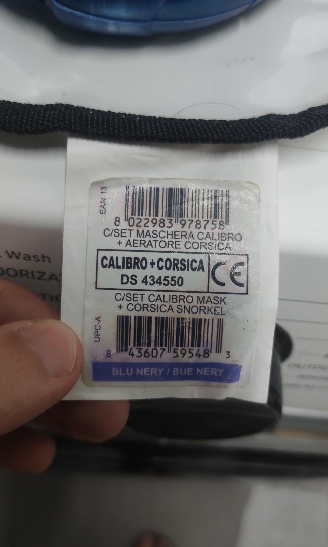 Freediving Starter Kit Cressi Calibro Mask, Corsica Snorkel and Rondinella Fins, Sports