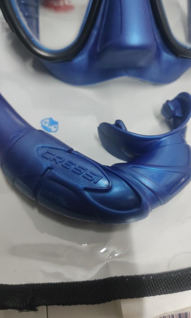 Freediving Starter Kit Cressi Calibro Mask, Corsica Snorkel and Rondinella Fins, Sports