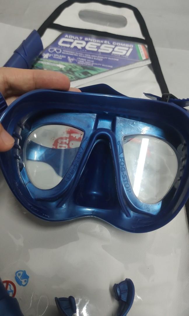 Freediving Starter Kit Cressi Calibro Mask, Corsica Snorkel and Rondinella Fins, Sports