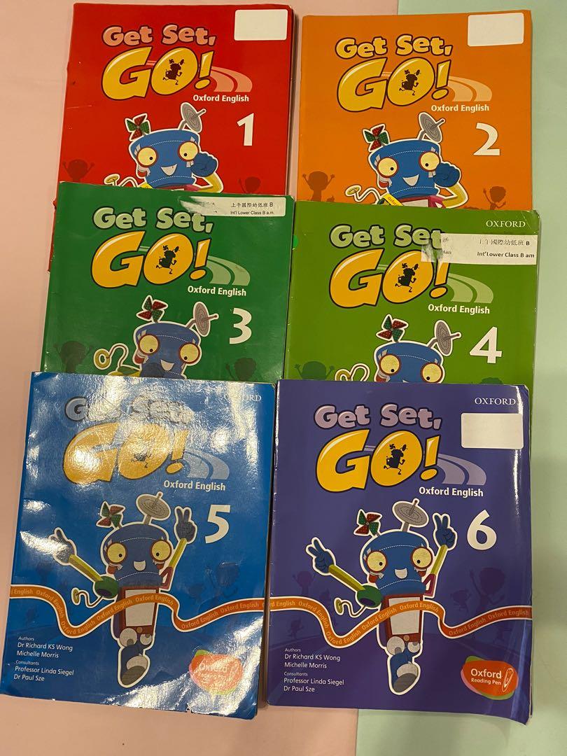 Get Set Go Oxford English 全套1-6册（牛津少兒啓蒙英語）可送3-6冊