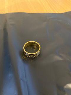 Gold LV ring