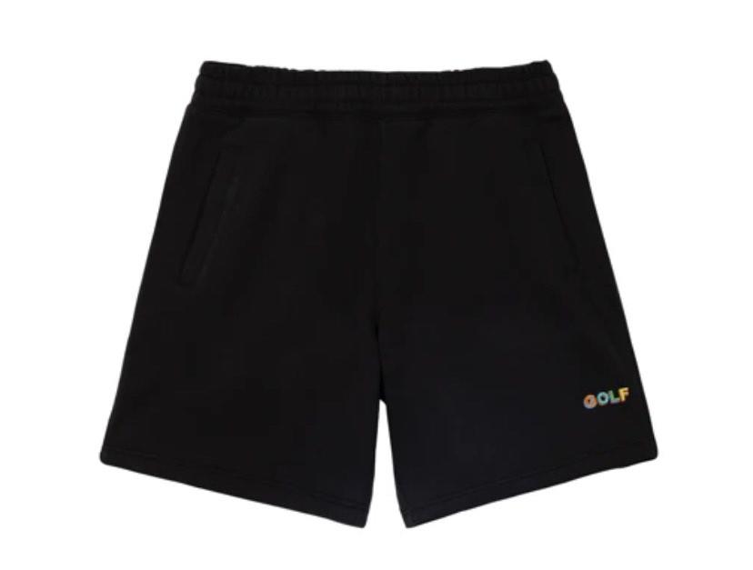 golfwang multi 3D logo sweat shorts in black