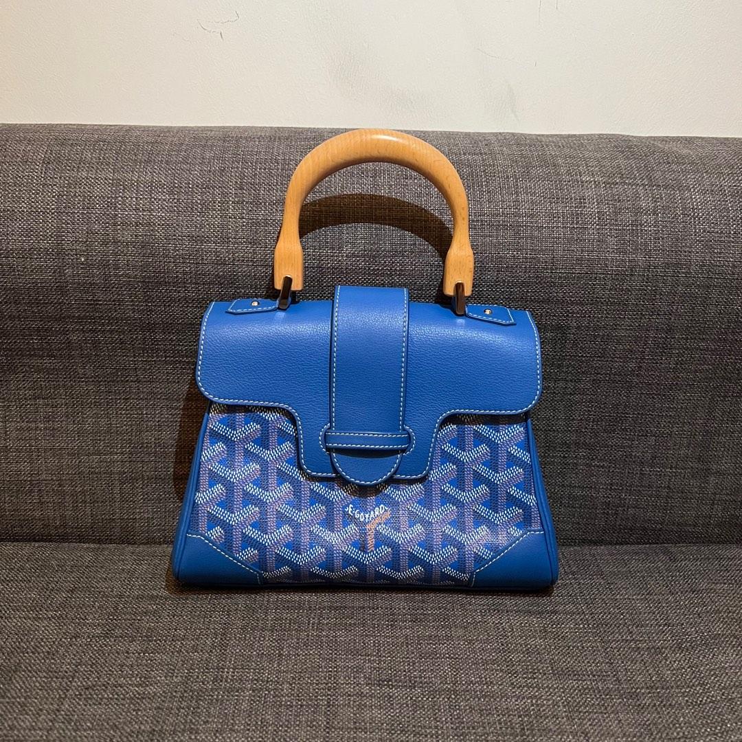 Goyard Anjou tote GM green leather, Luxury, Bags & Wallets on Carousell