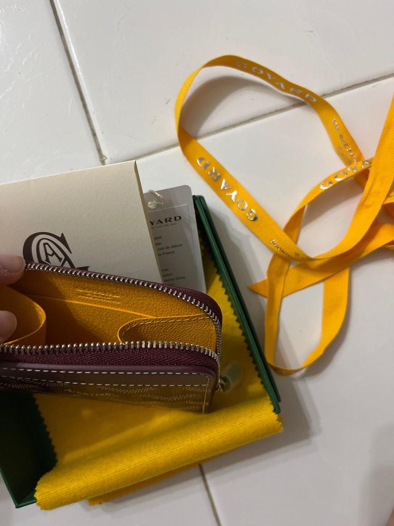 Goyard Matignon Mini Wallet, 名牌, 手袋及銀包- Carousell