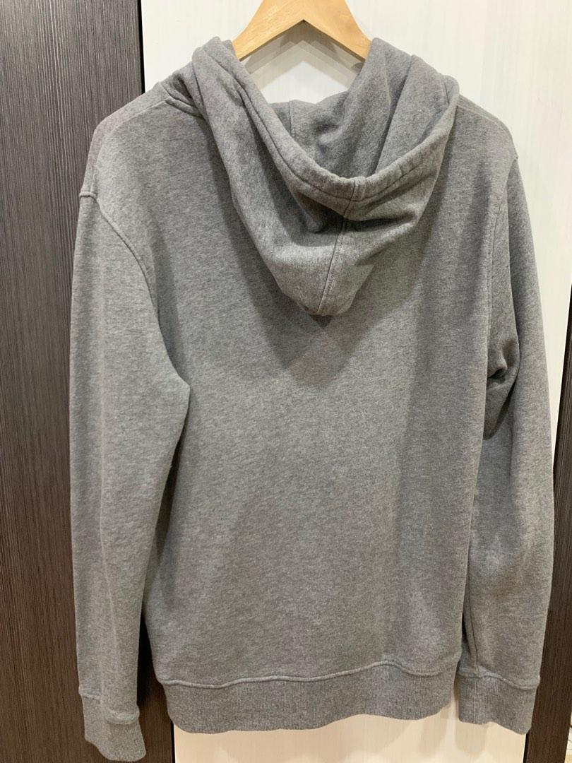 Grey Calvin Klein Hoodie, Men's Fashion, Tops Sets, Hoodies on