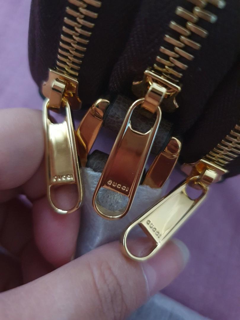 Gucci Ophidia Triple Zip Crossbody Bag GG Coated Canvas Mini, Luxury