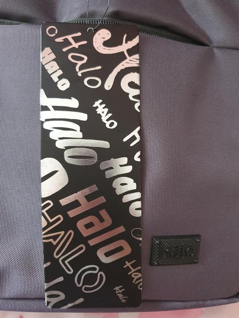 Halo laptop bag 1314 inches, grey/black, with tag price, Women's