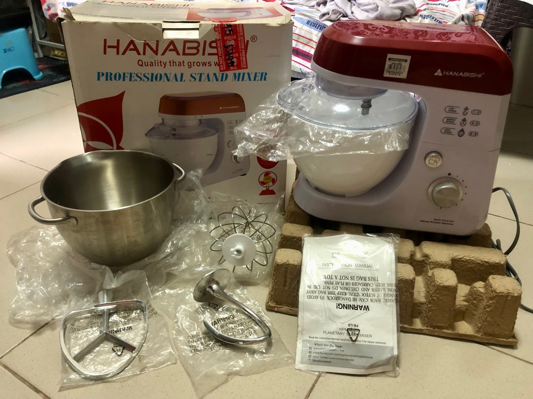 hanabishi professional stand Mixer, TV & Home Appliances, Kitchen