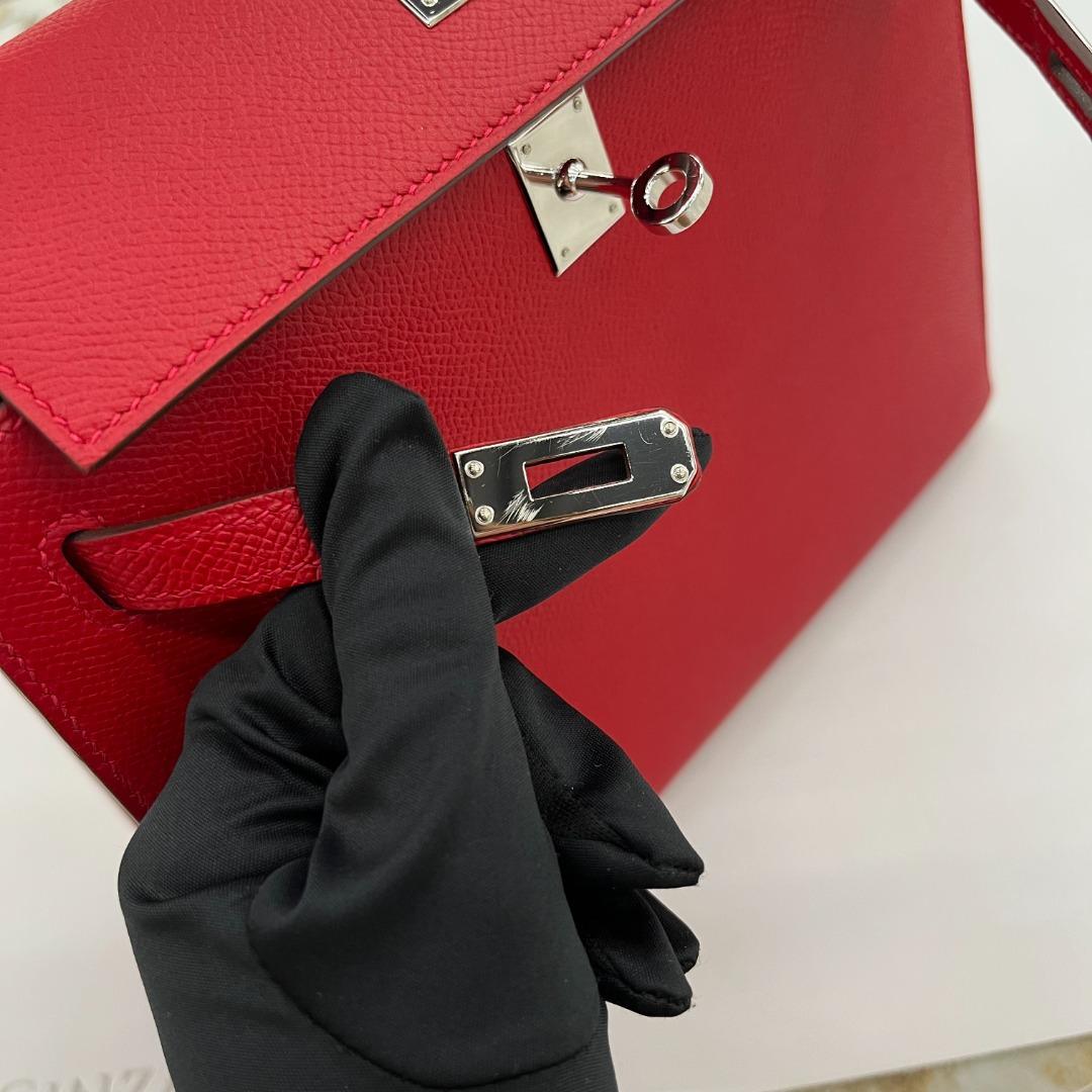 Hermès Epsom Rouge Casaque Kelly Sellier 25 PHW, myGemma, CH