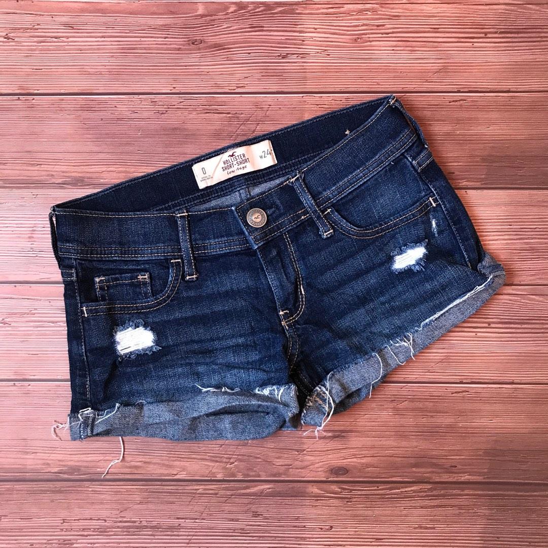 Hollister Denim Shorts Low Rise Women s Fashion Bottoms Shorts